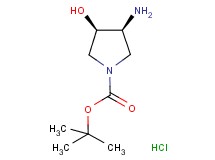 tert-butyl rac-(3S,4R)-3-amino-4-hydroxy-1-pyrrolidinecarboxylate hydrochloride tert-butyl rac-(3S,4R)-3-amino-4-hydroxy-1-pyrrolidinecarboxylate hydrochloride