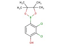 2,3-dichloro-4-(4,4,5,5-tetramethyl-1,3,2-dioxaborolan-2-yl)phenol