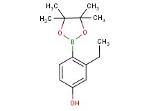 3-ethyl-4-(4,4,5,5-tetramethyl-1,3,2-dioxaborolan-2-yl)phenol