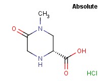 (2R)-4-methyl-5-oxo-2-piperazinecarboxylic acid hydrochloride (2R)-4-methyl-5-oxo-2-piperazinecarboxylic acid hydrochloride