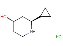 rac-(2S,4S)-2-cyclopropyl-4-piperidinol hydrochloride rac-(2S,4S)-2-cyclopropyl-4-piperidinol hydrochloride