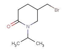 5-(bromomethyl)-1-isopropyl-2-piperidinone 5-(bromomethyl)-1-isopropyl-2-piperidinone