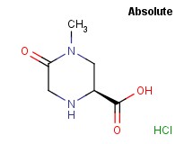 (2S)-4-methyl-5-oxo-2-piperazinecarboxylic acid hydrochloride (2S)-4-methyl-5-oxo-2-piperazinecarboxylic acid hydrochloride