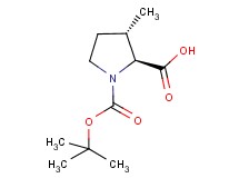 trans-1-(tert-butoxycarbonyl)-3-methyl-2-pyrrolidinecarboxylic acid trans-1-(tert-butoxycarbonyl)-3-methyl-2-pyrrolidinecarboxylic acid