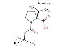 1-(tert-butoxycarbonyl)-2-isopropyl-D-proline 1-(tert-butoxycarbonyl)-2-isopropyl-D-proline