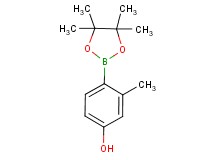 3-methyl-4-(4,4,5,5-tetramethyl-1,3,2-dioxaborolan-2-yl)phenol 3-methyl-4-(4,4,5,5-tetramethyl-1,3,2-dioxaborolan-2-yl)phenol