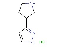3-(3-pyrrolidinyl)-1H-pyrazole hydrochloride 3-(3-pyrrolidinyl)-1H-pyrazole hydrochloride