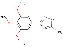 3-(3,4,5-trimethoxyphenyl)-1H-pyrazol-5-amine 3-(3,4,5-trimethoxyphenyl)-1H-pyrazol-5-amine
