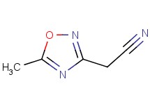(5-methyl-1,2,4-oxadiazol-3-yl)acetonitrile (5-methyl-1,2,4-oxadiazol-3-yl)acetonitrile