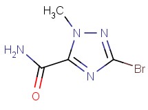 3-bromo-1-methyl-1H-1,2,4-triazole-5-carboxamide 3-bromo-1-methyl-1H-1,2,4-triazole-5-carboxamide