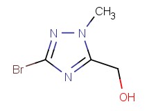 (3-bromo-1-methyl-1H-1,2,4-triazol-5-yl)methanol (3-bromo-1-methyl-1H-1,2,4-triazol-5-yl)methanol