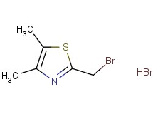 2-(bromomethyl)-4,5-dimethyl-1,3-thiazole hydrobromide 2-(bromomethyl)-4,5-dimethyl-1,3-thiazole hydrobromide