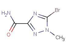 5-bromo-1-methyl-1H-1,2,4-triazole-3-carboxamide 5-bromo-1-methyl-1H-1,2,4-triazole-3-carboxamide