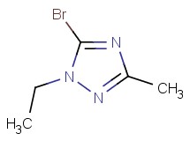 5-bromo-1-ethyl-3-methyl-1H-1,2,4-triazole 5-bromo-1-ethyl-3-methyl-1H-1,2,4-triazole