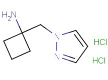 [1-(1H-pyrazol-1-ylmethyl)cyclobutyl]amine dihydrochloride
