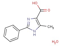 5-methyl-2-phenyl-1H-imidazole-4-carboxylic acid hydrate 5-methyl-2-phenyl-1H-imidazole-4-carboxylic acid hydrate