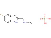 [(5-fluoro-1H-indol-2-yl)methyl]methylamine sulfate (2:1)