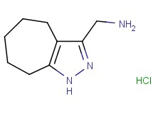 (1,4,5,6,7,8-hexahydrocyclohepta[c]pyrazol-3-ylmethyl)amine hydrochloride