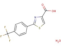 2-[4-(trifluoromethyl)phenyl]-1,3-thiazole-4-carboxylic acid hydrate