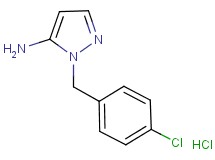 1-(4-chlorobenzyl)-1H-pyrazol-5-amine hydrochloride 1-(4-chlorobenzyl)-1H-pyrazol-5-amine hydrochloride