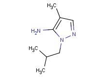 1-isobutyl-4-methyl-1H-pyrazol-5-amine 1-isobutyl-4-methyl-1H-pyrazol-5-amine