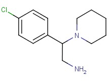 2-(4-chlorophenyl)-2-(1-piperidinyl)ethanamine 2-(4-chlorophenyl)-2-(1-piperidinyl)ethanamine