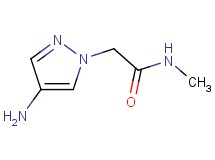 2-(4-amino-1H-pyrazol-1-yl)-N-methylacetamide 2-(4-amino-1H-pyrazol-1-yl)-N-methylacetamide
