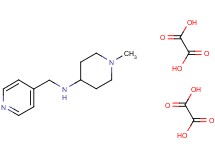 1-methyl-N-(4-pyridinylmethyl)-4-piperidinamine diethanedioate 1-methyl-N-(4-pyridinylmethyl)-4-piperidinamine diethanedioate