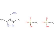 [(3,5-dimethyl-1H-pyrazol-4-yl)methyl]amine dimethanesulfonate