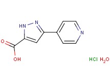 3-(4-pyridinyl)-1H-pyrazole-5-carboxylic acid hydrochloride hydrate 3-(4-pyridinyl)-1H-pyrazole-5-carboxylic acid hydrochloride hydrate