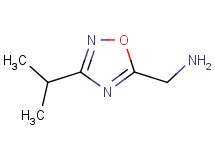 1-(3-isopropyl-1,2,4-oxadiazol-5-yl)methanamine 1-(3-isopropyl-1,2,4-oxadiazol-5-yl)methanamine