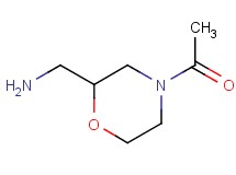 1-(4-acetyl-2-morpholinyl)methanamine 1-(4-acetyl-2-morpholinyl)methanamine