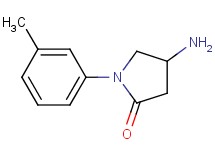 4-amino-1-(3-methylphenyl)-2-pyrrolidinone 4-amino-1-(3-methylphenyl)-2-pyrrolidinone