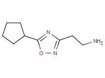 2-(5-cyclopentyl-1,2,4-oxadiazol-3-yl)ethanamine 2-(5-cyclopentyl-1,2,4-oxadiazol-3-yl)ethanamine