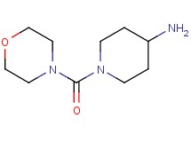 1-(4-morpholinylcarbonyl)-4-piperidinamine 1-(4-morpholinylcarbonyl)-4-piperidinamine