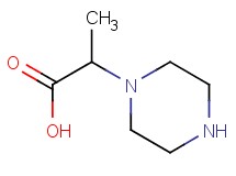 2-(1-piperazinyl)propanoic acid 2-(1-piperazinyl)propanoic acid