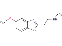 2-(5-methoxy-1H-benzimidazol-2-yl)-N-methylethanamine 2-(5-methoxy-1H-benzimidazol-2-yl)-N-methylethanamine