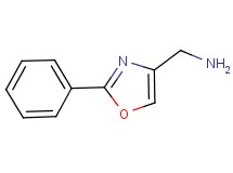 1-(2-phenyl-1,3-oxazol-4-yl)methanamine 1-(2-phenyl-1,3-oxazol-4-yl)methanamine