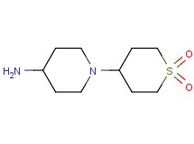 1-(1,1-dioxidotetrahydro-2H-thiopyran-4-yl)-4-piperidinamine 1-(1,1-dioxidotetrahydro-2H-thiopyran-4-yl)-4-piperidinamine