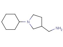 1-(1-cyclohexyl-3-pyrrolidinyl)methanamine 1-(1-cyclohexyl-3-pyrrolidinyl)methanamine