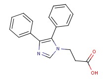3-(4,5-diphenyl-1H-imidazol-1-yl)propanoic acid 3-(4,5-diphenyl-1H-imidazol-1-yl)propanoic acid