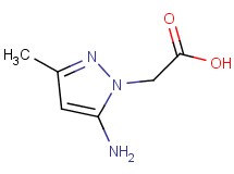 (5-amino-3-methyl-1H-pyrazol-1-yl)acetic acid (5-amino-3-methyl-1H-pyrazol-1-yl)acetic acid
