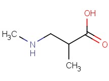 2-methyl-3-(methylamino)propanoic acid 2-methyl-3-(methylamino)propanoic acid