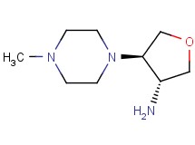 trans-4-(4-methyl-1-piperazinyl)tetrahydro-3-furanamine