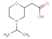 (4-isopropylmorpholin-2-yl)acetic acid (4-isopropylmorpholin-2-yl)acetic acid