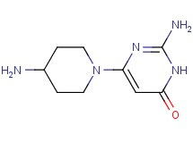 2-amino-6-(4-amino-1-piperidinyl)-4(3H)-pyrimidinone 2-amino-6-(4-amino-1-piperidinyl)-4(3H)-pyrimidinone