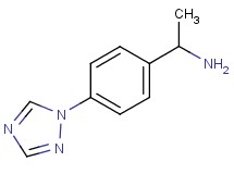 1-[4-(1H-1,2,4-triazol-1-yl)phenyl]ethanamine
