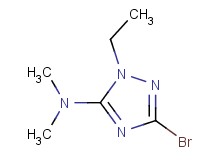 3-bromo-1-ethyl-N,N-dimethyl-1H-1,2,4-triazol-5-amine 3-bromo-1-ethyl-N,N-dimethyl-1H-1,2,4-triazol-5-amine