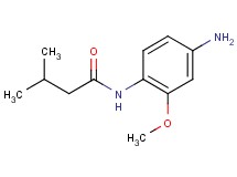 N-(4-amino-2-methoxyphenyl)-3-methylbutanamide N-(4-amino-2-methoxyphenyl)-3-methylbutanamide