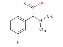(dimethylamino)(3-fluorophenyl)acetic acid (dimethylamino)(3-fluorophenyl)acetic acid